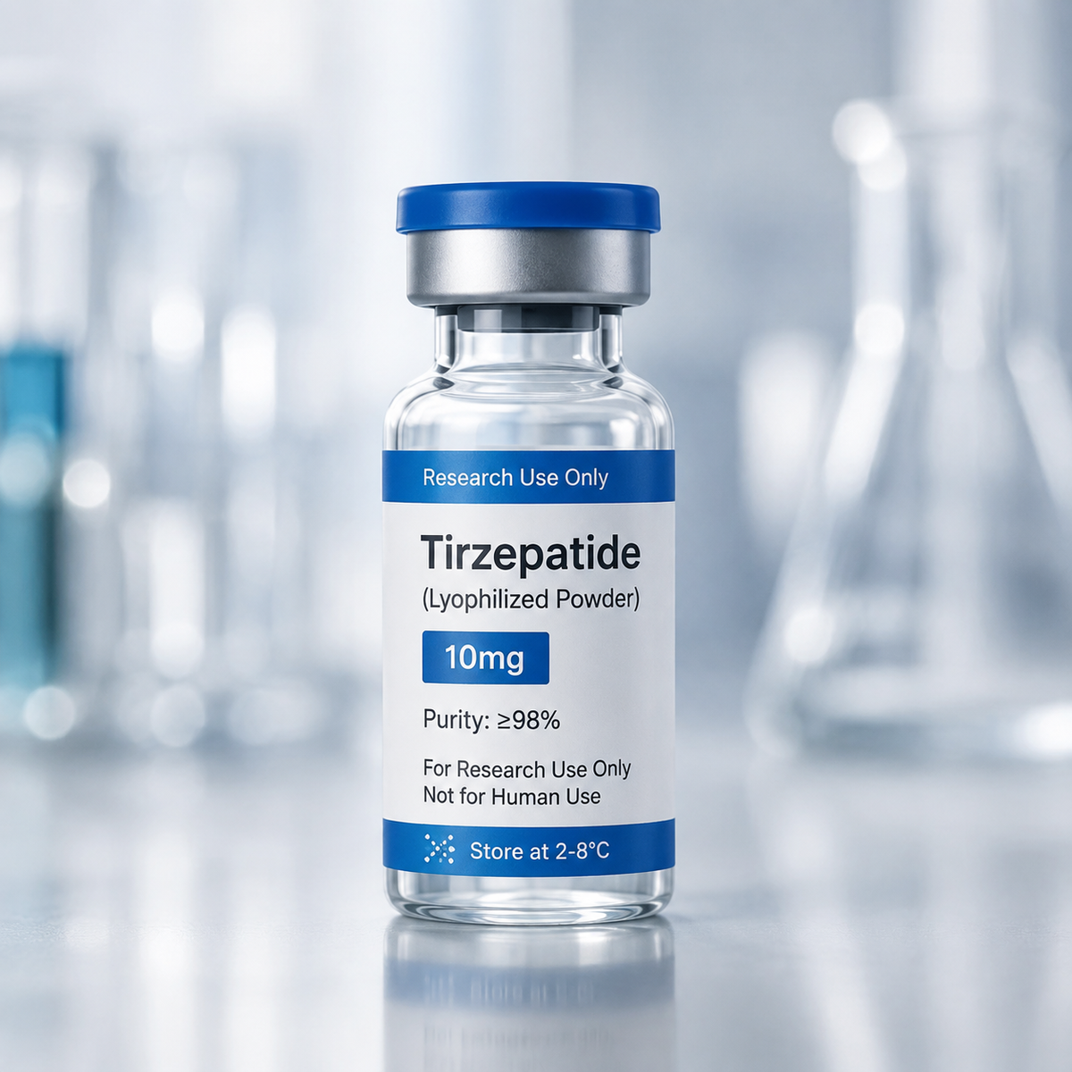 Tirzepatide 10 mg – Lyophilized peptide