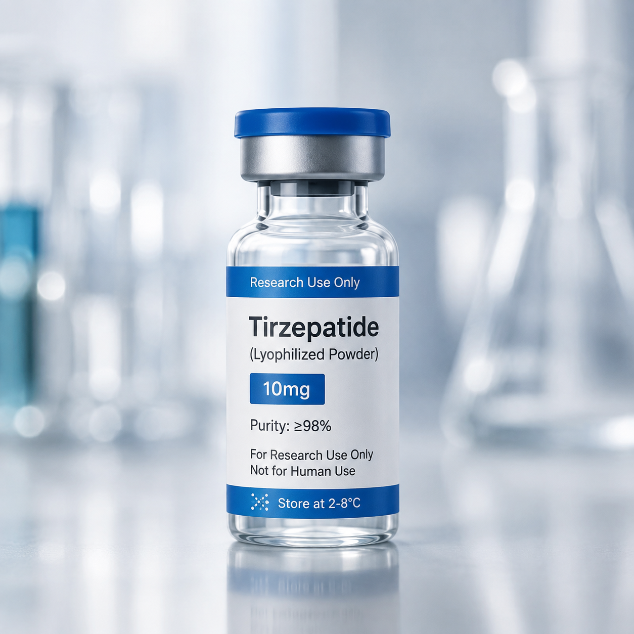 Tirzepatide 10 mg – Péptido liofilizado